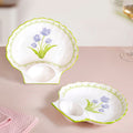 Tuscany Ceramic Section Plates Set Of 2 Nestasia