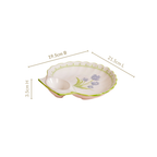 Tuscany Ceramic Section Plates Set Of 2 Nestasia