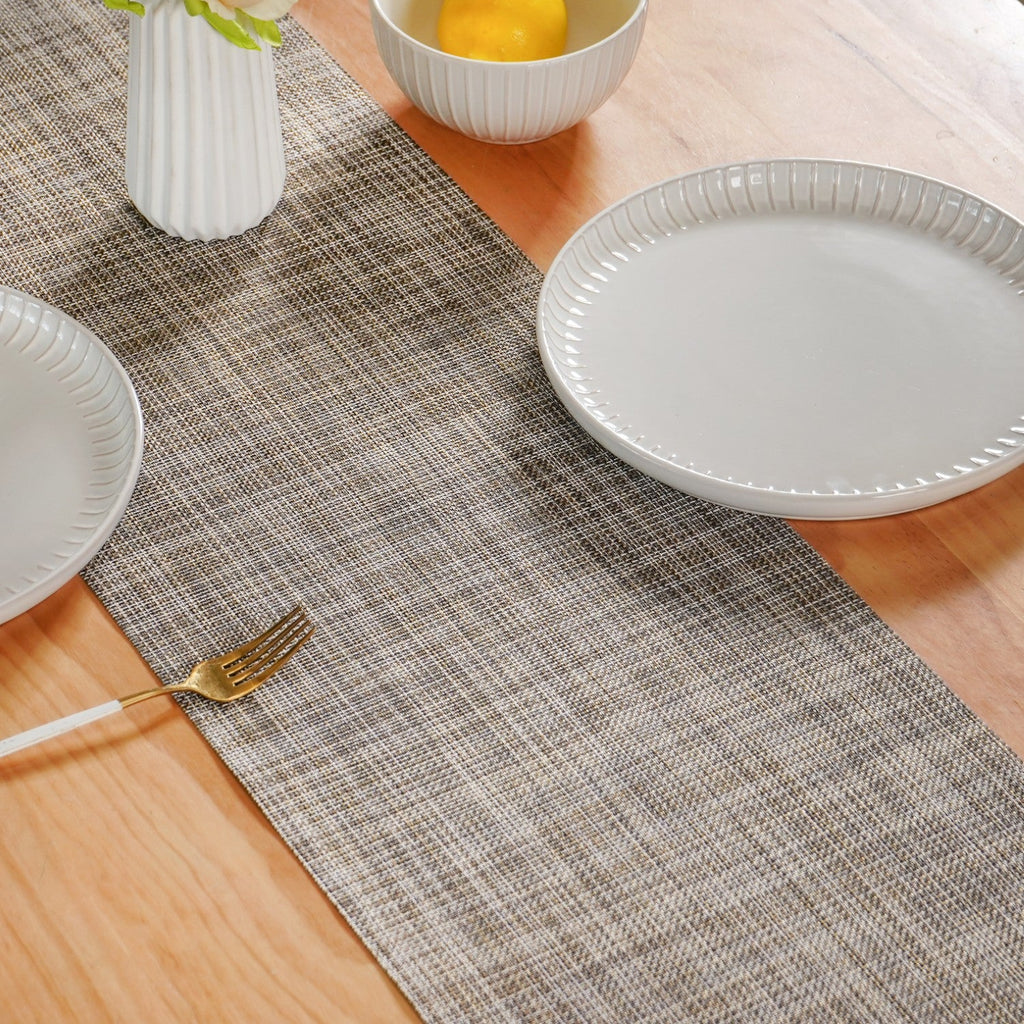 Textured Reversible Washable Table Runner 180x30cm Nestasia