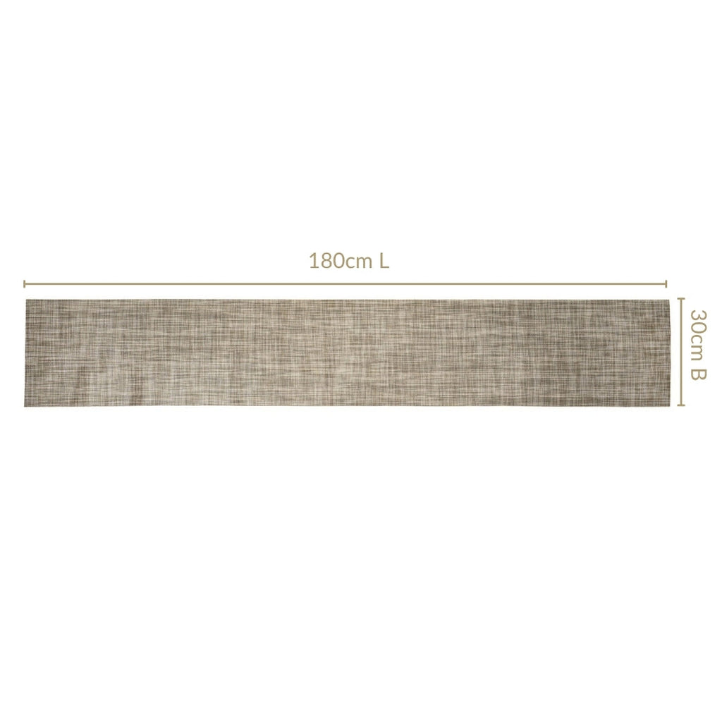 Textured Reversible Washable Table Runner 180x30cm Nestasia