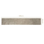 Textured Reversible Washable Table Runner 180x30cm Nestasia