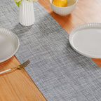 Reversible Washable Table Runner Grey 180x30cm Nestasia