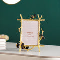 Black Gold Art Photo Frame Small 10x15cm Nestasia