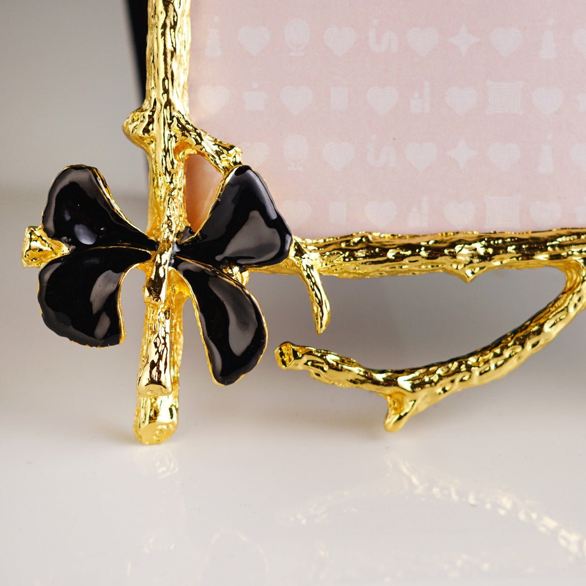 Black Gold Art Photo Frame Small 10x15cm Nestasia