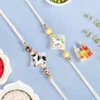 Twin Unicorn Rakhi Gift Set Nestasia