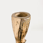 Twirl Table Candle Holder Set Of 2 Gold Nestasia
