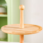 Two Tier Bamboo Cupcake Stand Nestasia