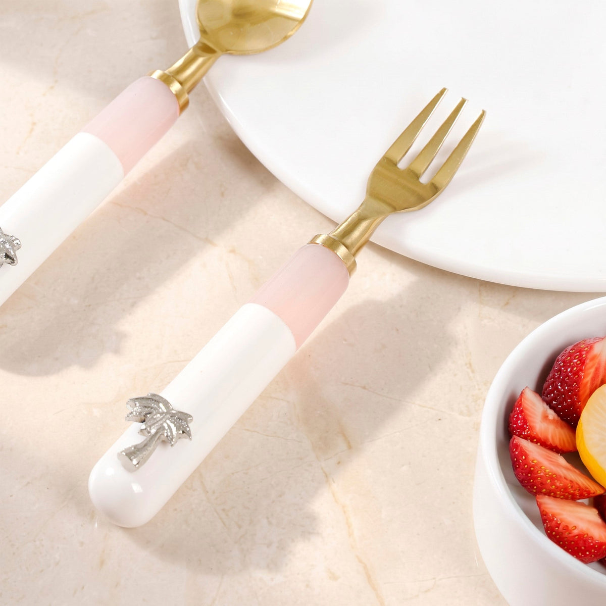 Tropical Soft Girl Cutlery Set Of 4 Nestasia