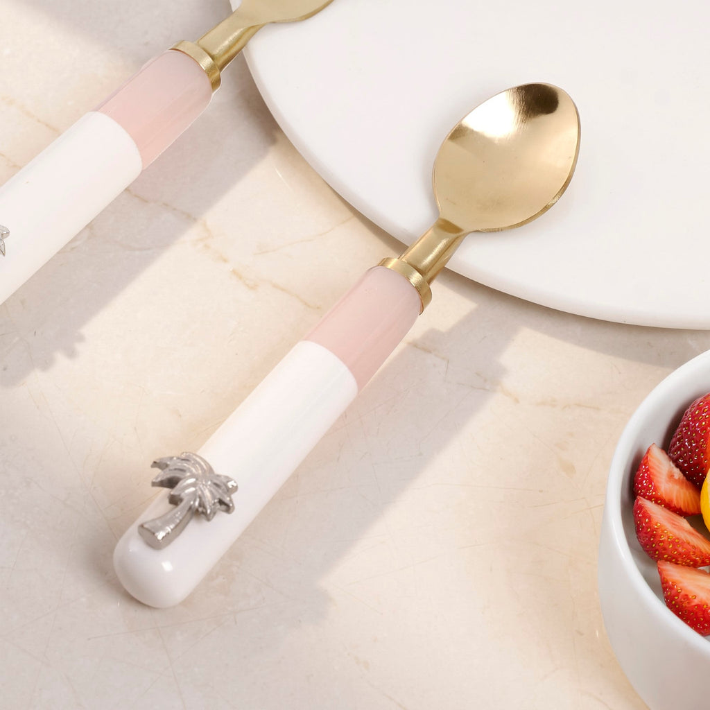 Tropical Soft Girl Cutlery Set Of 4 Nestasia