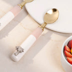 Tropical Soft Girl Cutlery Set Of 4 Nestasia