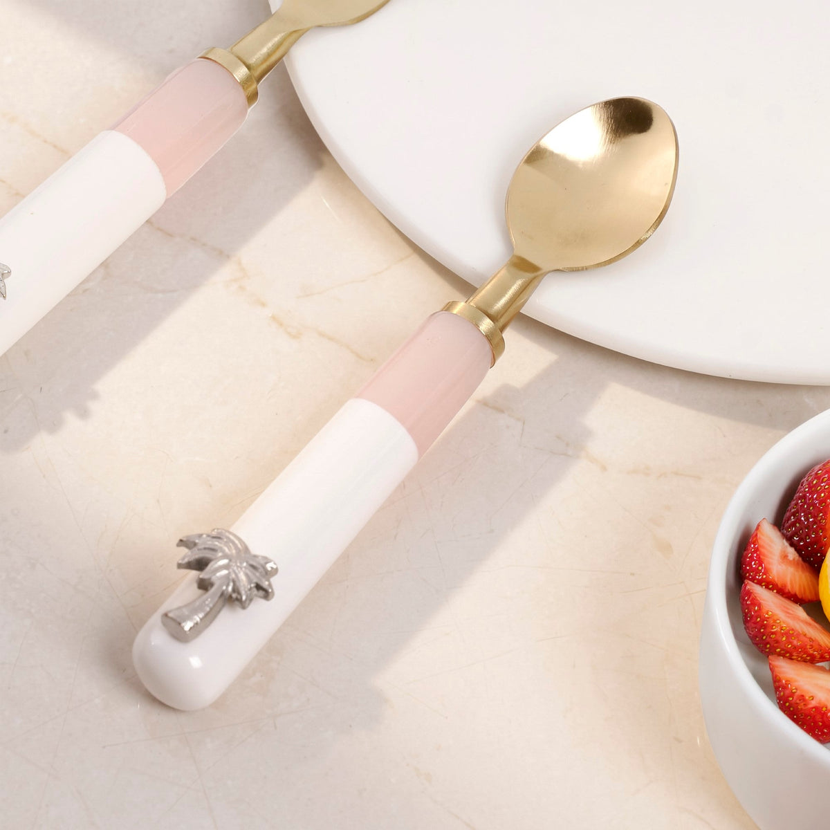 Tropical Soft Girl Cutlery Set Of 4 Nestasia