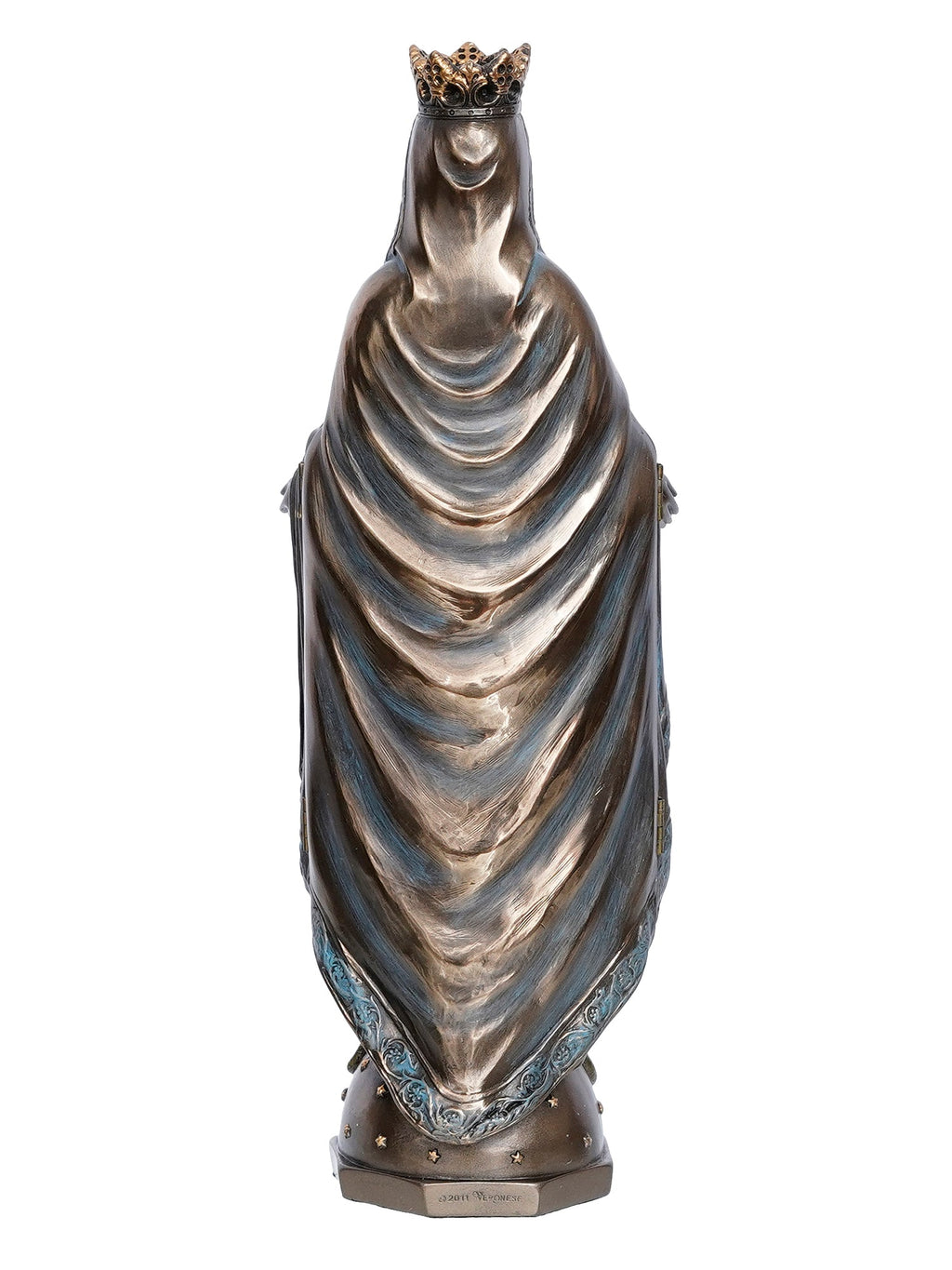 Silver Polyresin and Bronze Lady of Grace Idol Kafalo