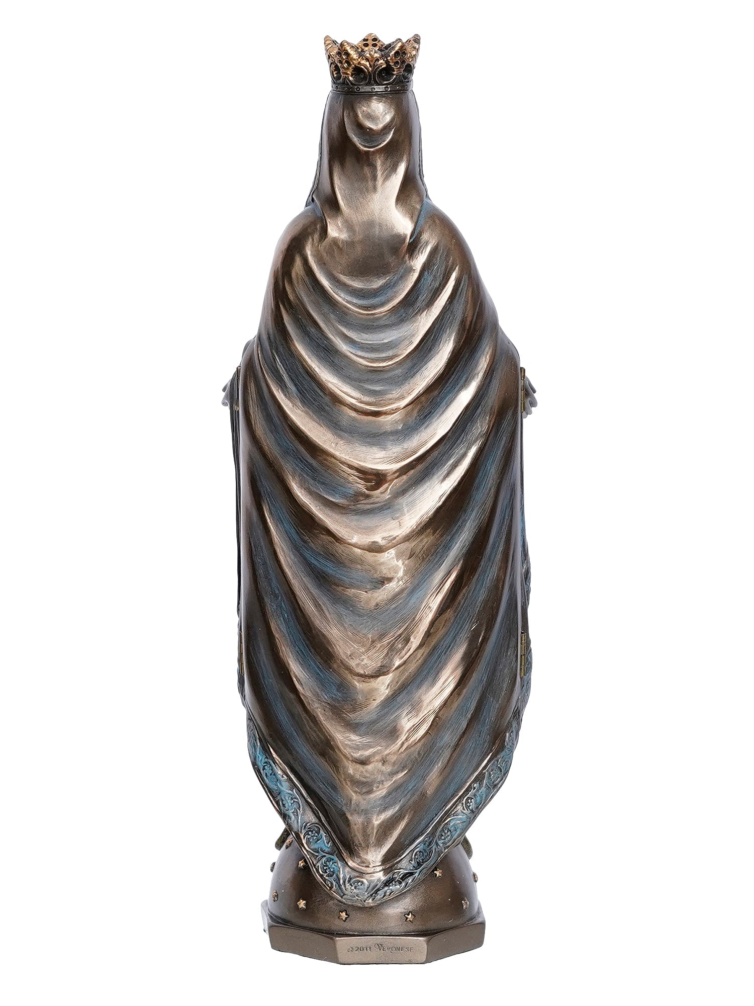 Silver Polyresin and Bronze Lady of Grace Idol Kafalo