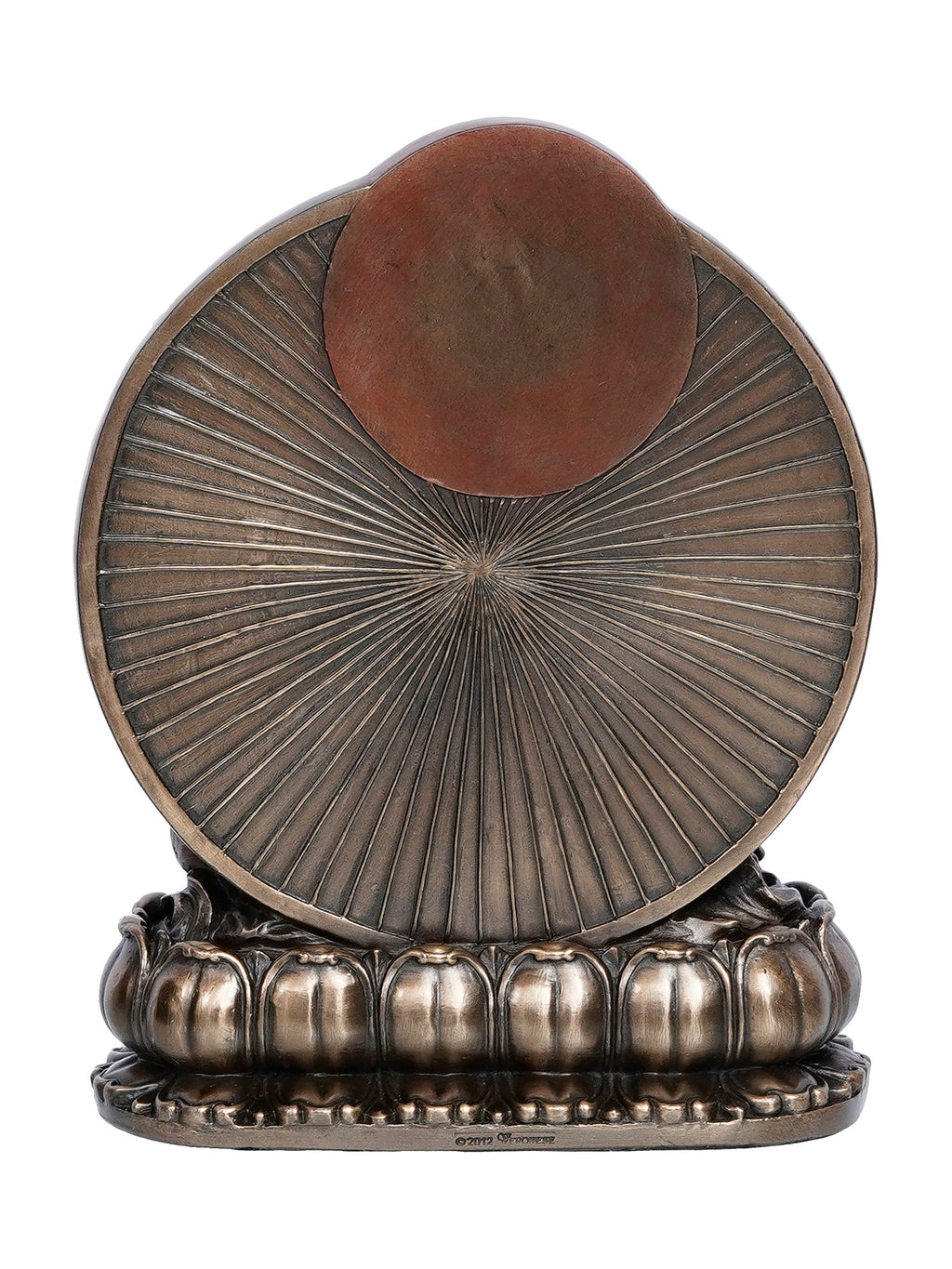 Brown Cold Cast Bronze Resin Goddess Tara Idol Kafalo