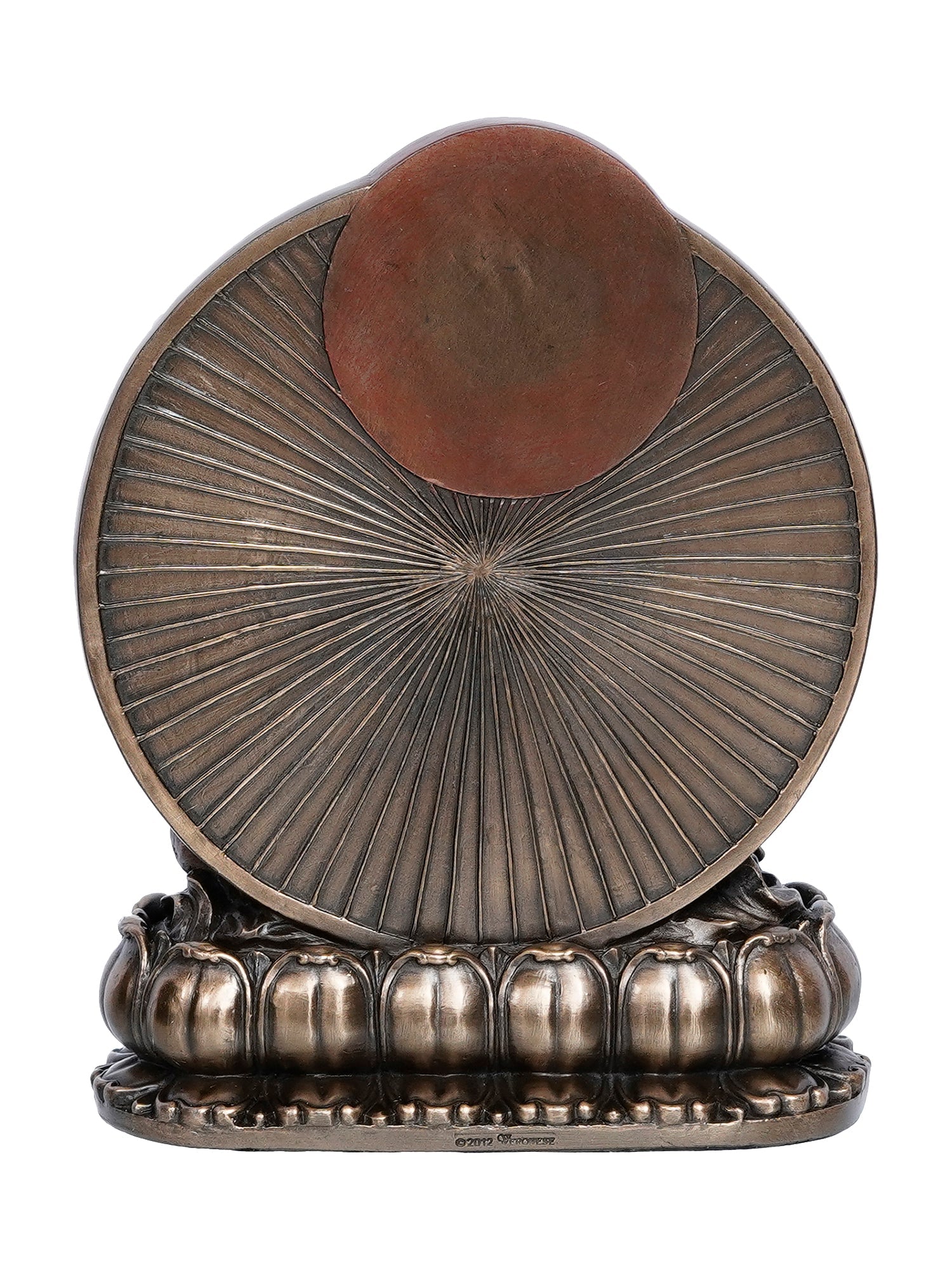 Brown Cold Cast Bronze Resin Goddess Tara Idol Kafalo
