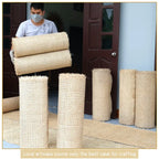Cane Webbing Roll Beige Rattan Mesh for Furniture and DIY Craft 3FT