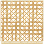 Cane Webbing Roll Beige Rattan Mesh for Furniture and DIY Craft 3FT