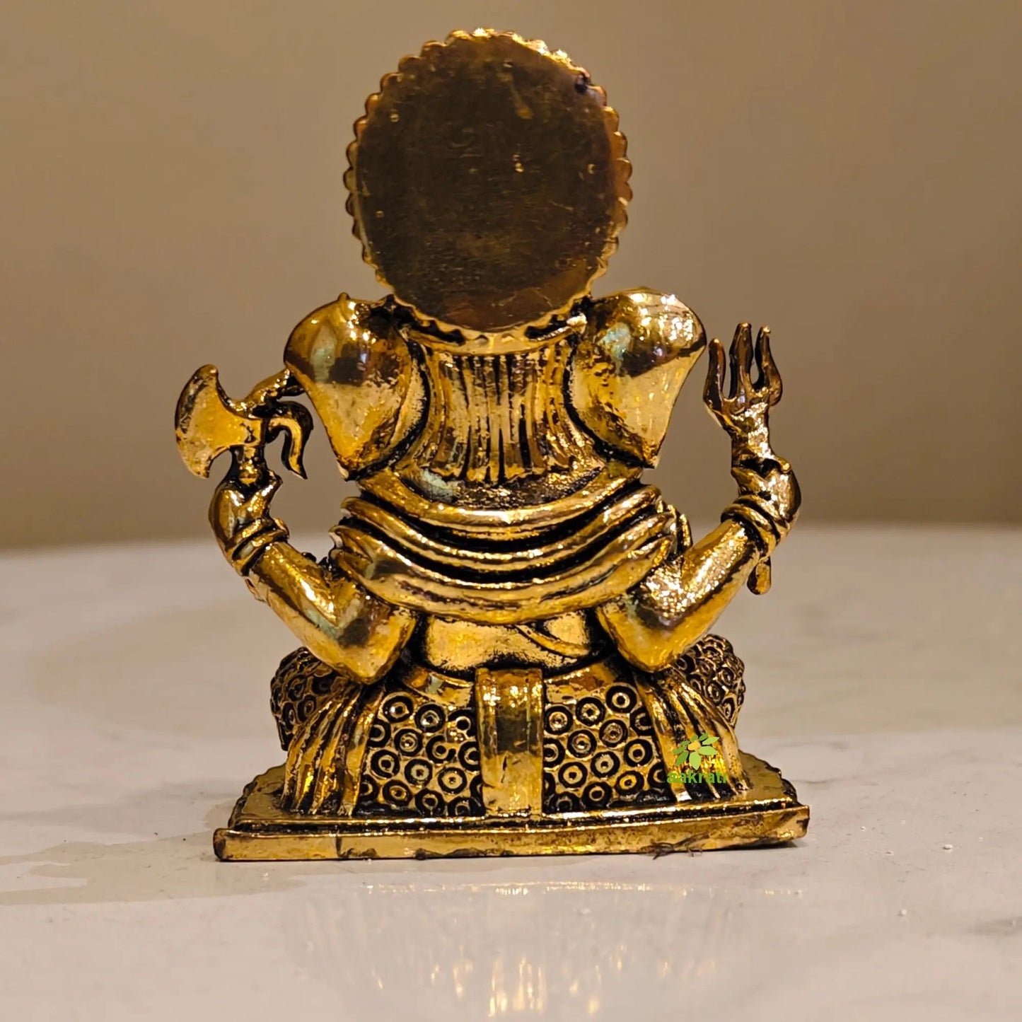 Light Weight Brass Ganesh | Brass Ganesh Idol for Your Car Dashboard | Ganesh Statue