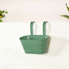 Decorative Hanging Planter Sage Green Set Of 2 Nestasia
