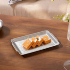 Coffee Table Minimalist Stainless Steel Tray Small 22x14cm Nestasia