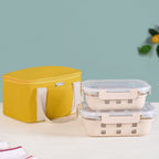 Urban Daily Insulated Yellow Lunch Bag For Work Nestasia