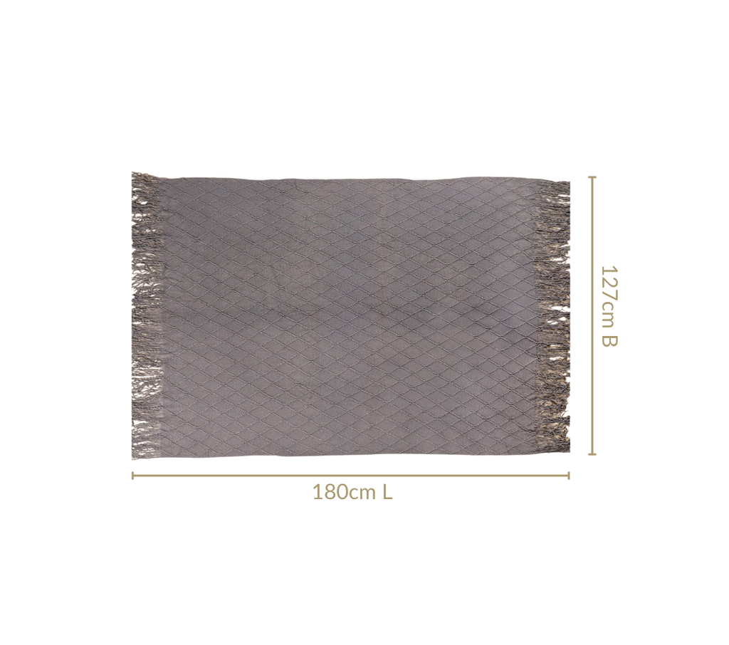 Urban Grey Couch Throw Nestasia