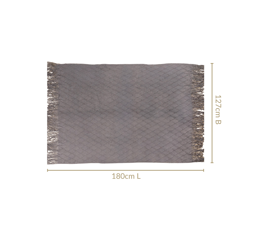 Urban Grey Couch Throw Nestasia