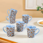 Urban Safari Set Of 6 Coffee Mug 220ml Nestasia