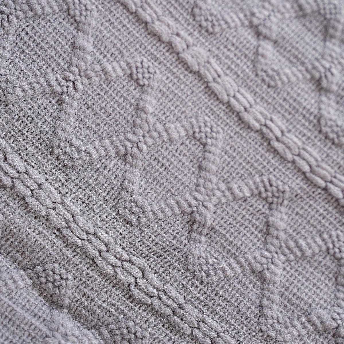 Urban Slate Grey Couch Throw Nestasia