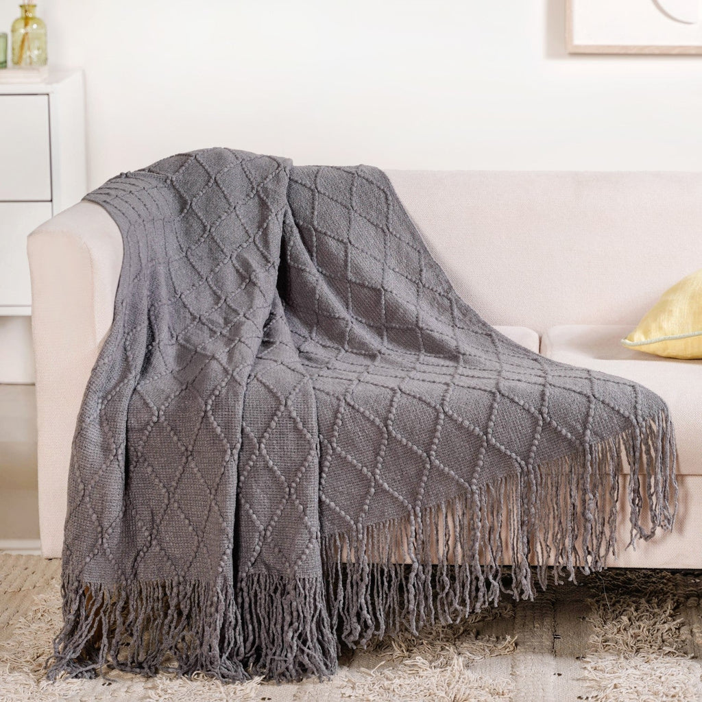 Urban Grey Couch Throw Nestasia