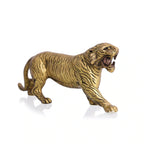 Brass Roaring Tiger Statue Vedansh Craft