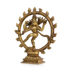 Brass Nataraja Dancing Shiva Idol (9 Inch) Vedansh Craft