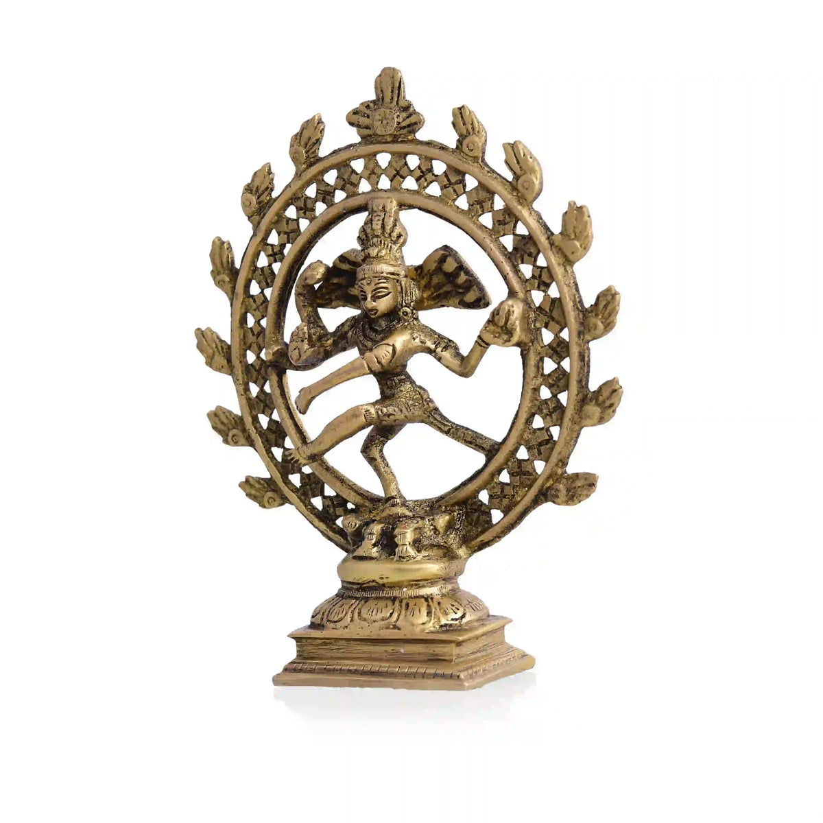 Brass Nataraja Dancing Shiva (6 Inch) Vedansh Craft