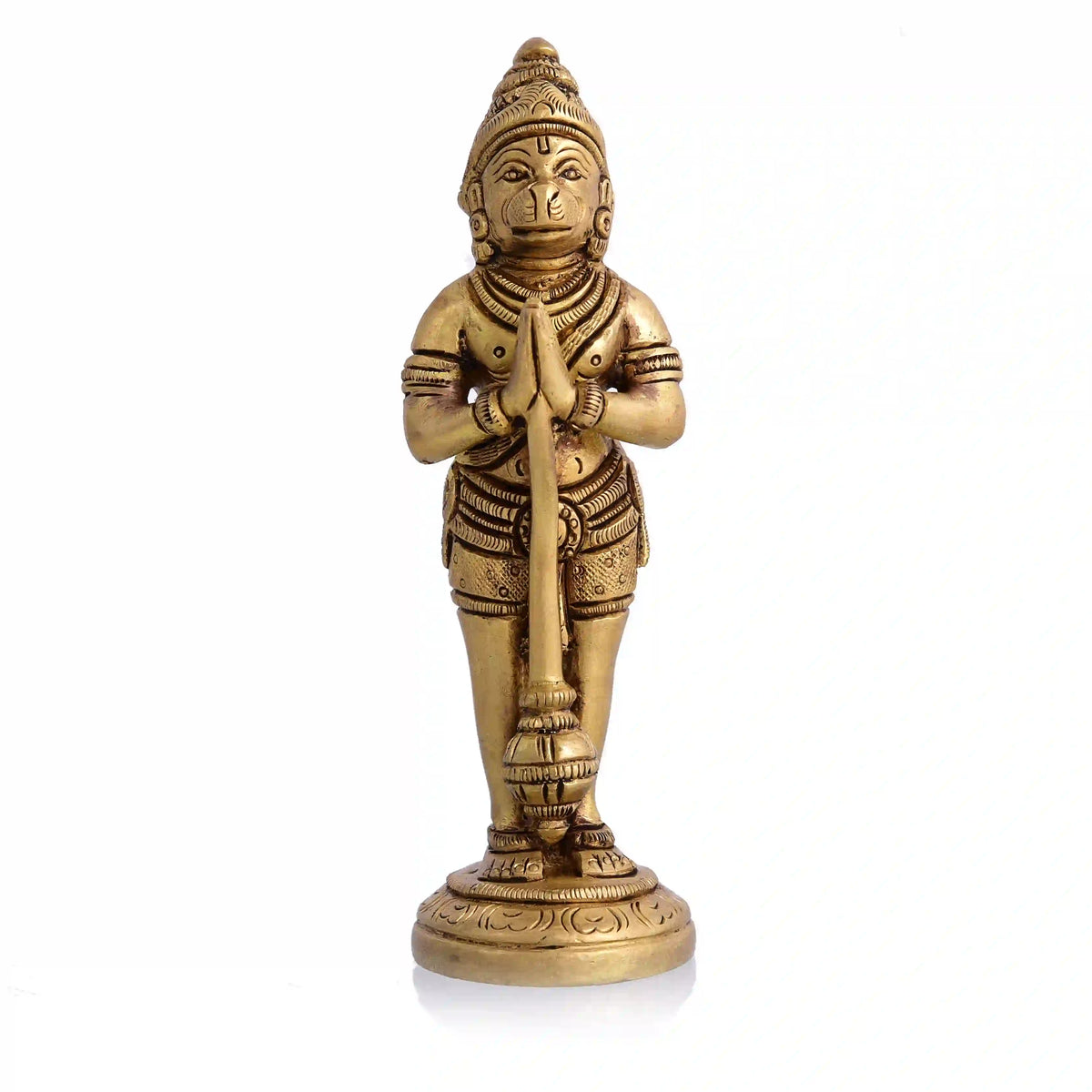 Brass Standing Hanuman Superfine Idol (5.5 Inch) Vedansh Craft