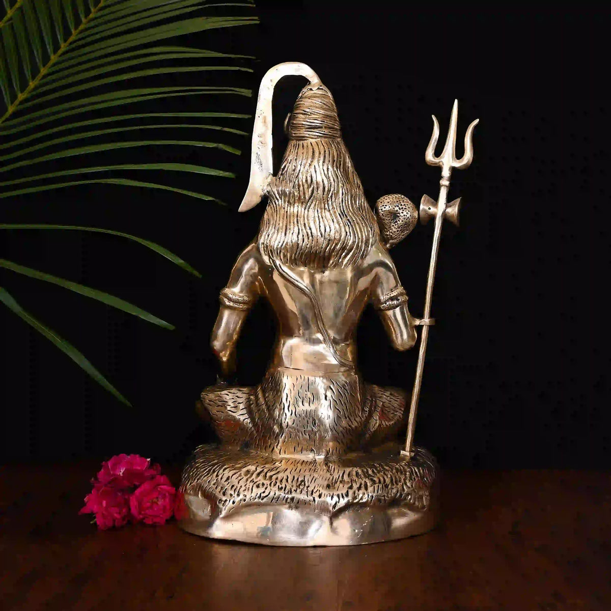 Brass Sitting Lord Shiva Idol (18.5 Inch) Vedansh Craft