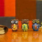 Polyresin Owl Home Decor Gift Set (3 Inch) Vedansh Craft