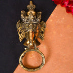 Brass Ganesha Door Knocker (6.2 Inch) Vedansh Craft