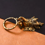 Brass Ganesha Door Knocker (6.2 Inch) Vedansh Craft