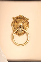 Brass Lion Door Knocker Vedansh Craft