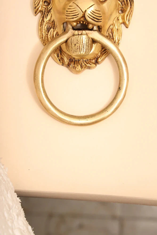 Brass Lion Door Knocker Vedansh Craft