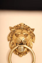 Brass Lion Door Knocker Vedansh Craft