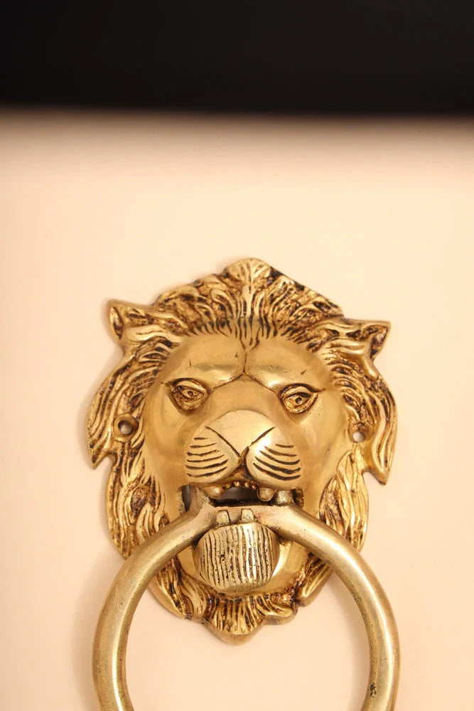 Brass Lion Door Knocker Vedansh Craft