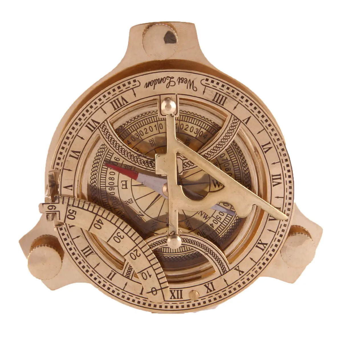 Brass Sundial Compass Vedansh Craft