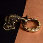 Brass Elephant Door Knocker (6.2 Inch) Vedansh Craft