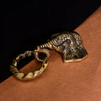 Brass Elephant Door Knocker (6.2 Inch) Vedansh Craft