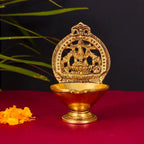 Brass Devi Kamakshi Diya (6.2 Inch) Vedansh Craft