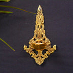 Brass Ethnic Carved Hanging Diya (8 Inch) Vedansh Craft