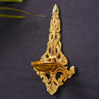 Brass Ethnic Carved Hanging Diya (8 Inch) Vedansh Craft