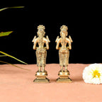 Brass Standing Deep Lakshmi Pair (5 Inch) Vedansh Craft