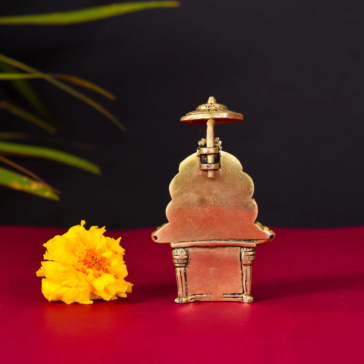 Brass Chatra Sai Baba Statue (4.5 Inch) Vedansh Craft